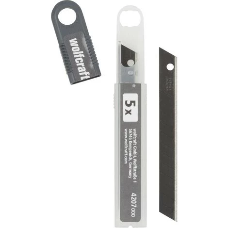 Lames De Coupe « Profi-Sharp » 9 Mm Noir Wolfcraft 4207000 5 Pc(s) 2 Lames De Coupe « Profi-Sharp » 9 Mm Noir Wolfcraft 4207000 5 Pc(s) – Image 2