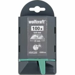 Lames Trapézoïdales Profi 0,65 X 61 Mm Wolfcraft 4309000 100 Pc(s)