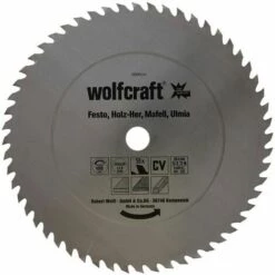 Wolfcraft Lame De Scie Circulaire CV, 56 Dents