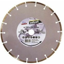 Wolfcraft Disque Diamant Pr Meuleuses 125x22,2 Mm Classic-Universal