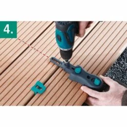 Kit De Perçage Pour Terrasse Bois, Avec Guide De Perçage Et Foret Fraisoir D'Amorcage - Wolfcraft 6960000 -Pas Cher WOLFCRAFT Magasin 24365437 5