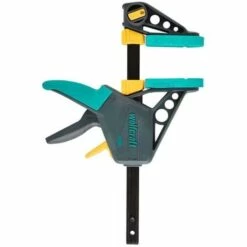 Serre Joint à Une Main EHZ PRO Ouverture 150 Mm, Saillie 100 Mm - Wolfcraft 3030000