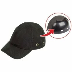 Casquette De Protection Coquée, Couleur Noire - Wolfcraft 4858000