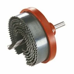 Wolfcraft Ensemble De 7 Lames De Scie Cloche Avec Embase Et Foret Centreur 6 Mm Pour Bois Tendres, Prof. 18 Mm