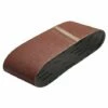 Lot De 6 Bandes Abrasives, Grain 60, Dimensions 75 X 533 Mm, Pour Ponceuse à Bande - Wolfcraft 3102000