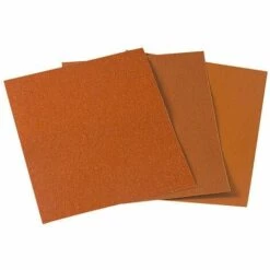 Wolfcraft Feuilles Abrasives Papier Corindon, Grain : 400