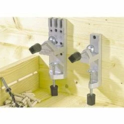 Wolfcraft 3750000 Kit D'assemblage Bois Chevilleurs / Butée De Profondeur / Mèche à Bois 8 Mm Pour Tourillons 6/8/10 Mm