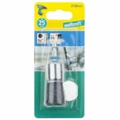Wolfcraft 2126000 Brosse Métallique Pinceau Tige 6 Mm Diamètre 25 Mm -Pas Cher WOLFCRAFT Magasin 29939707 4