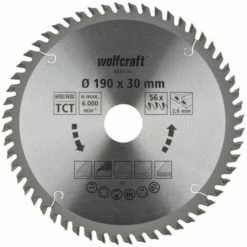 Wolfcraft Lames De Scies Circulaires Manuelles Série Orange (coupes Fines Et Nettes)