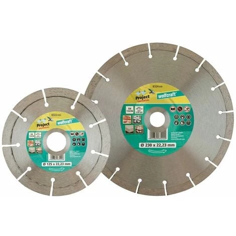 Wolfcraft Disques Diamant "Pro Universal" Ø180x22,2 - 8323000 1 Wolfcraft Disques Diamant "Pro Universal" Ø180x22,2 - 8323000