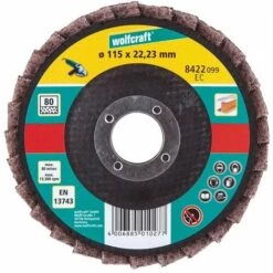 Wolfcraft Disque à Lamelles Fibre Ø 115 - 8422099