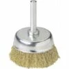 Wolfcraft Brosse Soucoupe Laiton Diamètre 50mm Wolfcraft Diam. Tige 1/4 Pouce (6,3 Mm) 2112000 1 Pc(s)