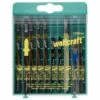 Wolfcraft Lames De Scie Sauteuse 10 Pièces, Empreinte En T-2358000