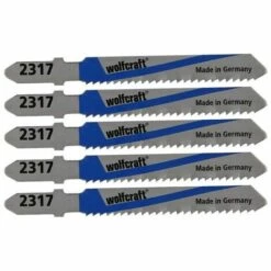 Wolfcraft Lames De Scie Sauteuse HSS, Empreinte En T, Tôle D'acier, Aluminium-2367000