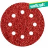 Pack De 5 Feuilles Abrasives Adhesives, Corindon, Grain 80, Perforées ø125 Mm 2070000 Wolfcraft