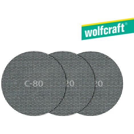 Pack De 5 Grilles à Poncer Adhesives, Carbure De Silicium, Grain 80, 120, 220 ø125 Mm 8464000 Wolfcraft 1 Pack De 5 Grilles à Poncer Adhesives, Carbure De Silicium, Grain 80, 120, 220 ø125 Mm 8464000 Wolfcraft