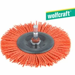 Brosse à Disque En Nylon, 1/4" Axe Hexagonal 100x10mm 1502000 Wolfcraft