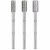 Wolfcraft 5987000 Jeu De Broches à Meuler Diamantées, En Forme De Cylindre, 3 Pièces 1 Set