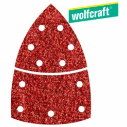 Feuille Abrasive Adhésive, 2 Pièces Pour Bois/métal 1811000 Wolfcraft