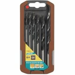 WOLFCRAFT 7108000 - Forets En Spirale Pour Bois Composite Diam