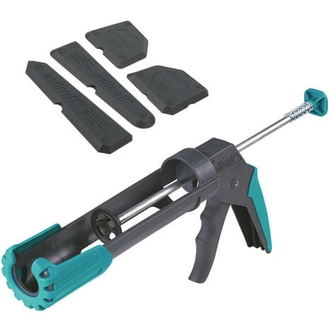 Kit Pose De Joint Silicone, 1 Pistolet à Cartouche MG 200, 4 Lisseurs De Joints - Wolfcraft 8627000 1 Kit Pose De Joint Silicone, 1 Pistolet à Cartouche MG 200, 4 Lisseurs De Joints - Wolfcraft 8627000