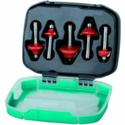 Wolfcraft 8754000 - 1 Jeu De 5 Fraises à Contourner