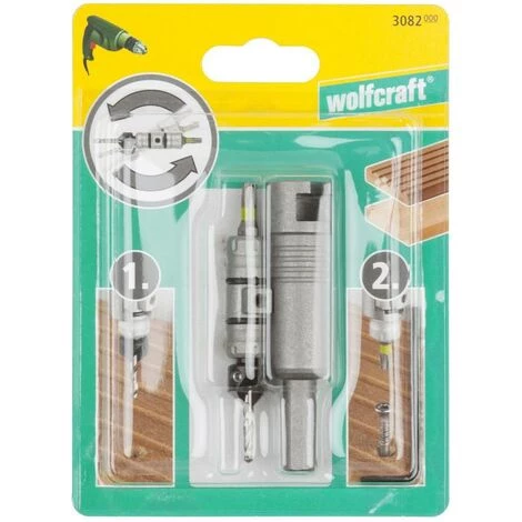 WOLFCRAFT Flipbit 4-pieces Basic SetSolution De Perçage, De Fraisage Et De Vissage Doublement Interchangeable Avec Support Interchangeable 2 WOLFCRAFT Flipbit 4-pieces Basic SetSolution De Perçage, De Fraisage Et De Vissage Doublement Interchangeable Avec Support Interchangeable – Image 2