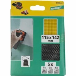 WOLFCRAFT 5 Filet Adhésif Pour Ponceuses Grain 80,120,220 93 X 190 Mm -Pas Cher WOLFCRAFT Magasin 70409213 4
