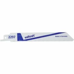 2 Lames De Scie Sabre 1-3mm 130 Mm Métaux Non Ferreux Wolfcraft 2297000