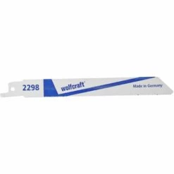 2 Lames De Scie Sabre 1-3mm De Coupe 130 Mm Wolfcraft 2298000