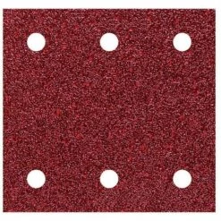 10 Feuilles Abrasives Adhésives Pour Ponceuse Orbitale 100 X 115 Wolfcraft