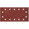 5 Feuilles Abrasives Adhésives Pour Ponceuse Orbitale 115 X 230 Mm Wolfcraft Grit 80