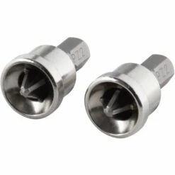 Wolfcraft 1344000 - 2 Embouts Solides, Pozidriv, Pour Construction Intérieure No. 2