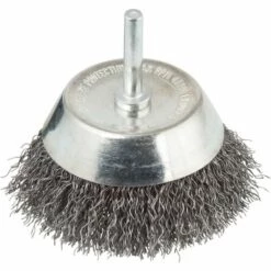 1 Brosse à Cupules Wolfcraft En Fil Métallique 6 Mm Tige Ø 50 Mm
