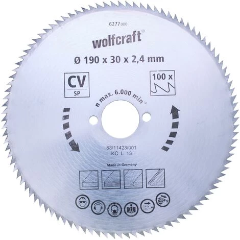 Wolfcraft Lame De Scie Circulaire 80 Dents Coupes Fines 127 X 12,75 Mm 80 Dents 2 Wolfcraft Lame De Scie Circulaire 80 Dents Coupes Fines 127 X 12,75 Mm 80 Dents – Image 2