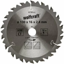 Lames De Scie Circulaire Wolfcraft Pour Des Coupes Rapides Et Fines 150 X 16 Mm 20 Dents