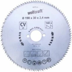 Lames De Scie Circulaire Wolfcraft Coupe Fine 150 X 20 Mm 100 Dents 7 Lames De Scie Circulaire Wolfcraft Coupe Fine 150 X 20 Mm 100 Dents -Pas Cher WOLFCRAFT Magasin 70409800 3