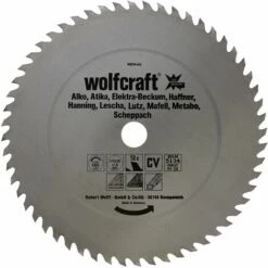 1 Lame De Scie Circulaire à Bois Wolfcraft 56 Dents 250*30*1.4 Mm -Pas Cher WOLFCRAFT Magasin 70409836 3