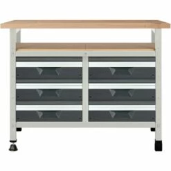 Établi Modulaire 1130 X 650 X 860 Mm Wolfcraft 8068000