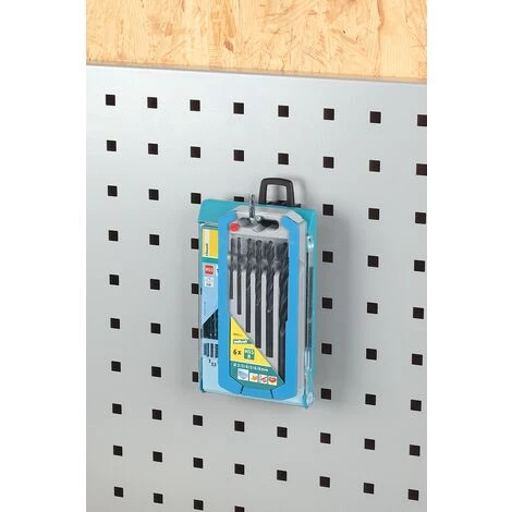 Crochet Wolfcraft Pour Panneau Perforé 50 Mm - 5 Pièces 2 Crochet Wolfcraft Pour Panneau Perforé 50 Mm - 5 Pièces – Image 2