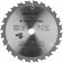 Lame De Scie Circulaire Wolfcraft HM 165x16mm