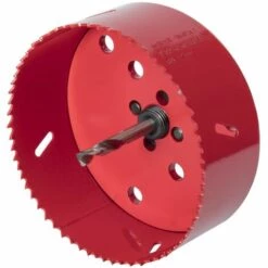 Scie Cloche 112 Mm Bi-Métal Rouge 5496000 Wolfcraft - Rouge