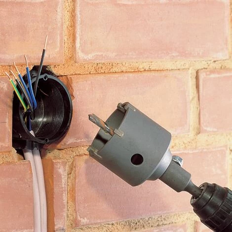 Trépan De Carottage Avec Mandrin 76 Mm 5460000 Wolfcraft 2 Trépan De Carottage Avec Mandrin 76 Mm 5460000 Wolfcraft – Image 2