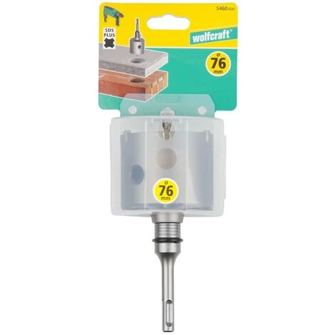 Trépan De Carottage Avec Mandrin 76 Mm 5460000 Wolfcraft 3 Trépan De Carottage Avec Mandrin 76 Mm 5460000 Wolfcraft – Image 3