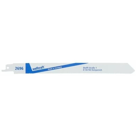 Wolfcraft 2 Lames De Scie Sabre 2696000 1 Wolfcraft 2 Lames De Scie Sabre 2696000